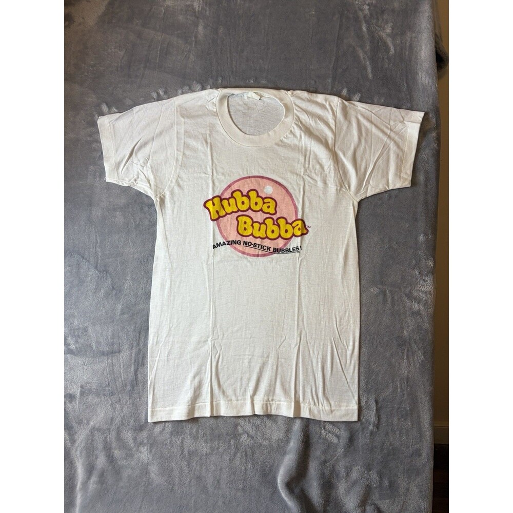 Single Stitch 80s Hubba Bubba Bubblegum Promo Shirt NWOT Medium Vintage